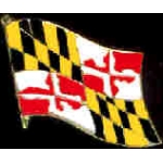 MARYLAND PIN STATE FLAG PIN